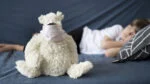 teddy bear with surgeon mask